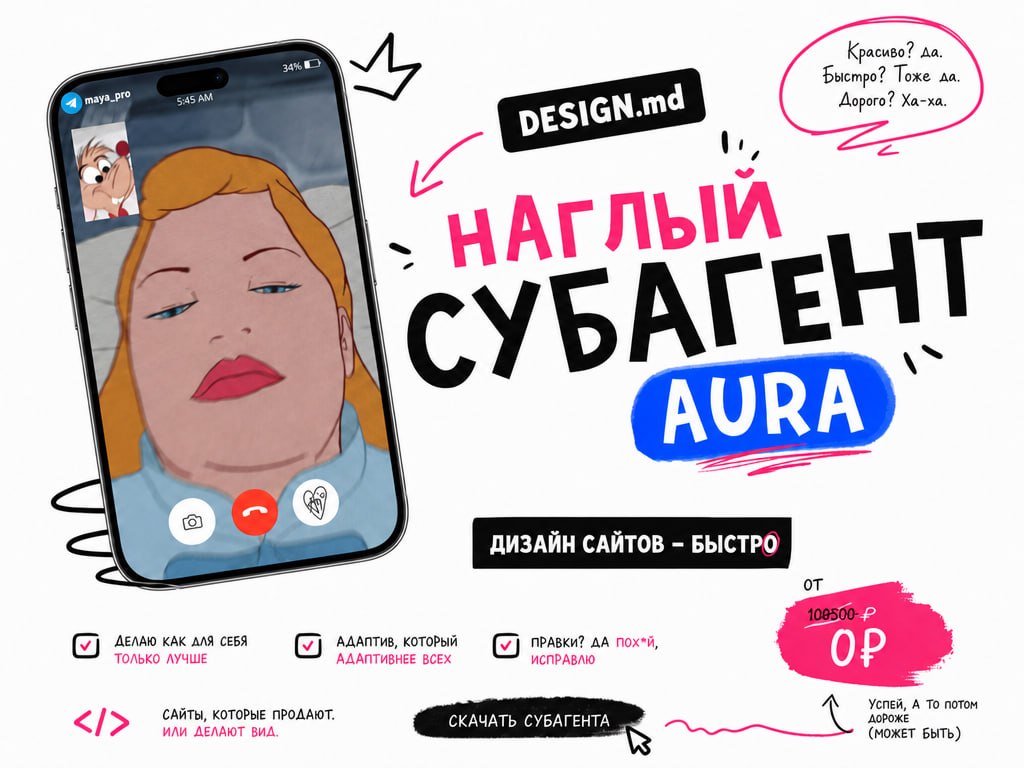 Дизайн-агент собирает страницу по source-first и держит визуальный стиль
